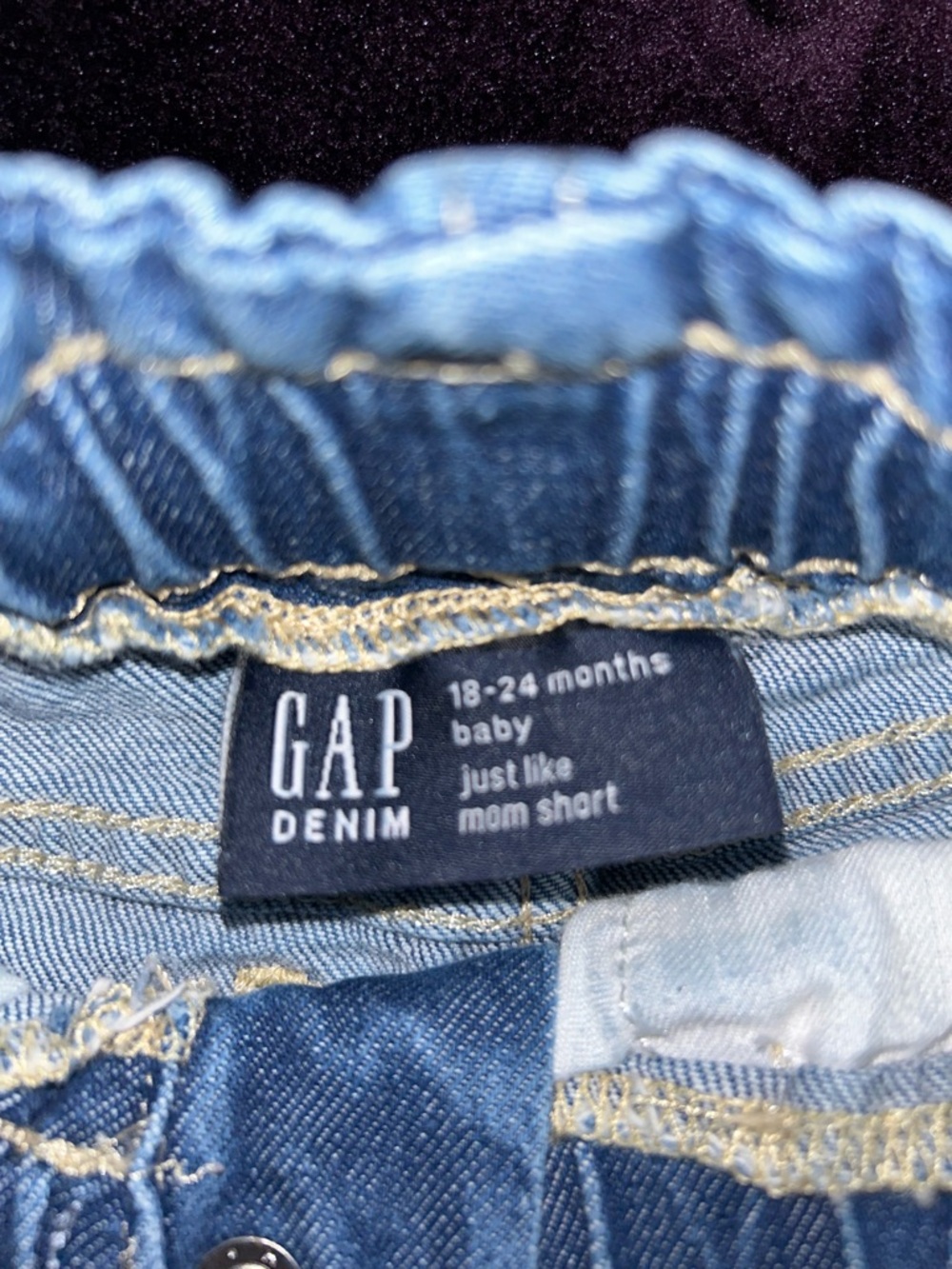 GAP Light Blue High Rise Baby Jeans